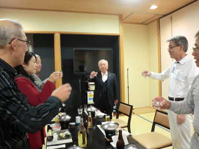 山内賢明さんの壱岐焼酎で乾杯！！